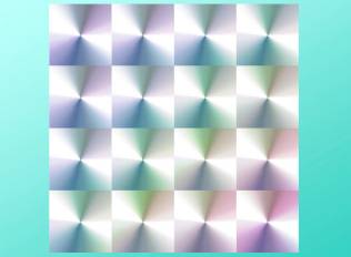 A pattern of some shiny holographic squares