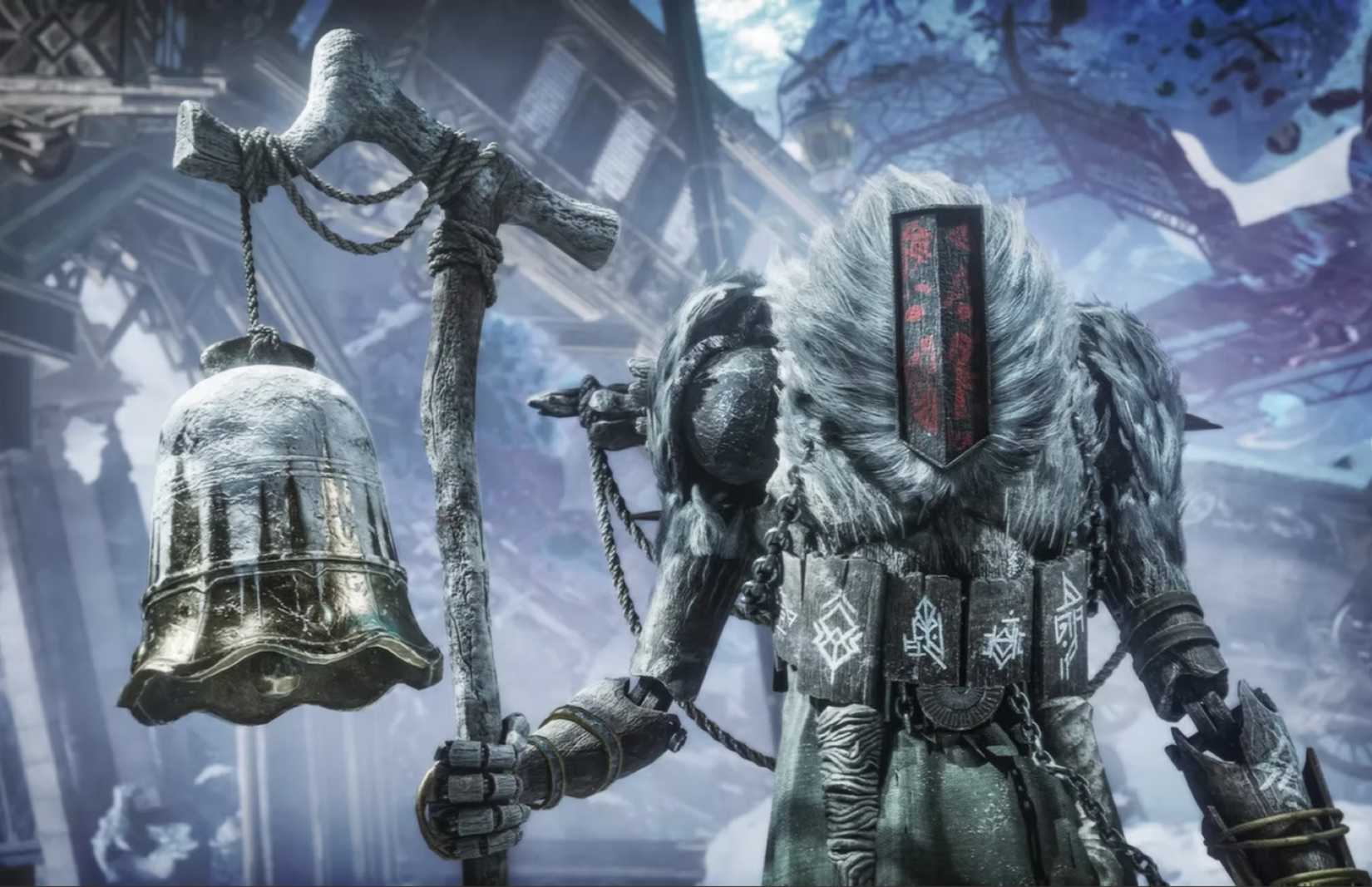 Gestral Monoco standing with a staff in Clair Obscur Expedition 33.