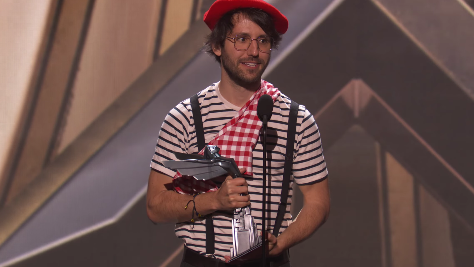 Guillaume Broche accepts the Game of the Year award at The Game Awards 2025