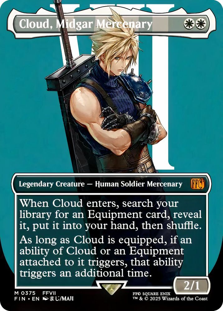 (未開封)FF7✖︎MTGコラボ　ファイナルファンタジー７　カードバインダー MTG Cloud, Midgar Mercenary Promo P 0001 Final Fantasy Japanese | eBay