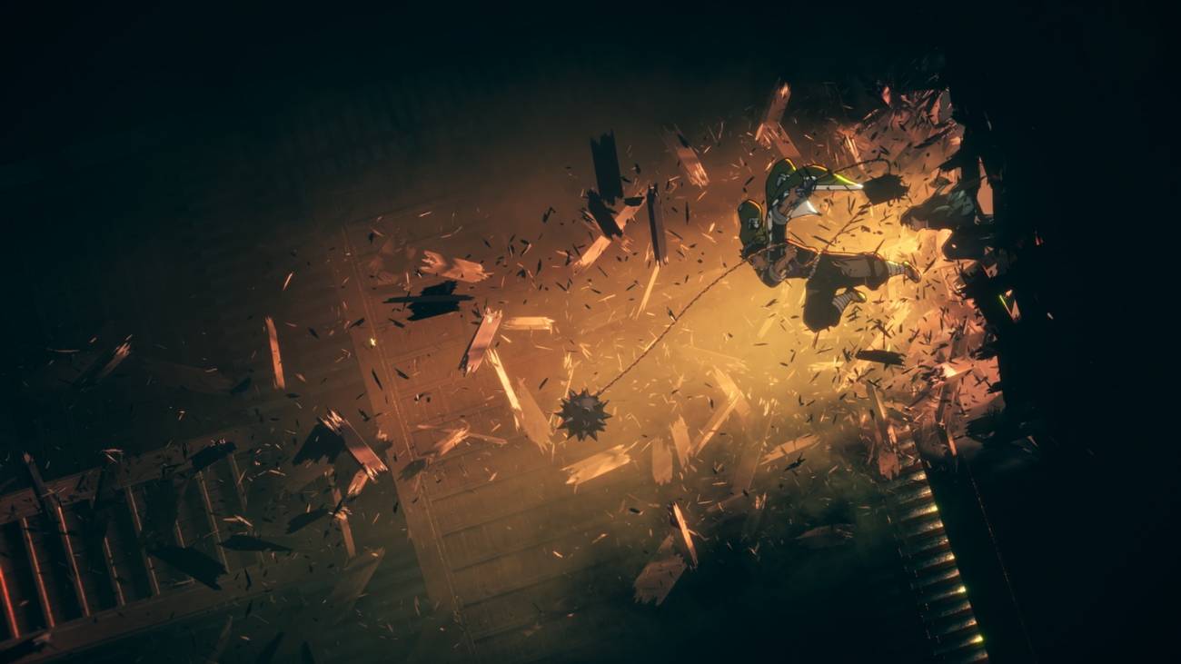 Gyomei Himejima showcasing his strength in the Infinity Castle