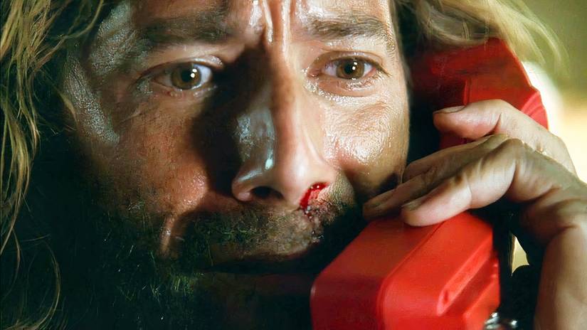 Close up of Desmond crying