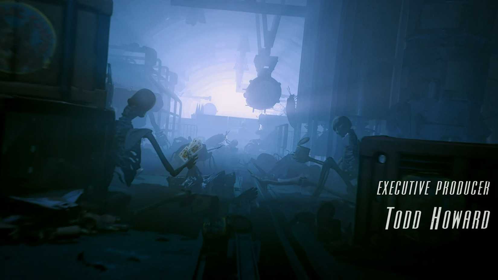 An ending credit scene of episode three of the Fallout show.