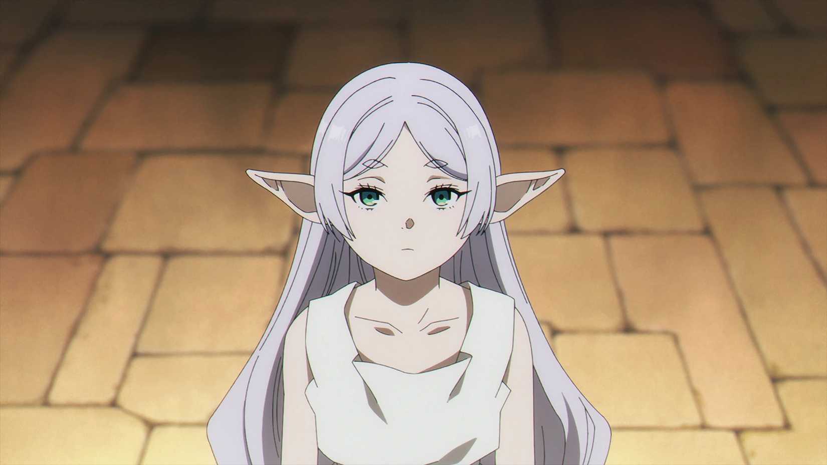 Frieren seems unfazed by the passage of time in Frieren: Beyond Journey's End