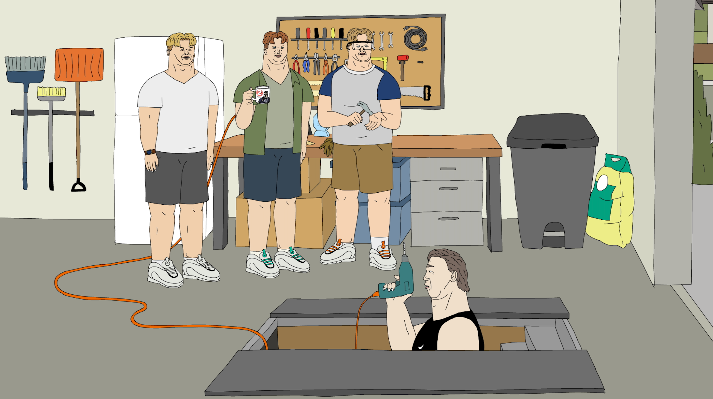 Scene from Haha, You Clowns