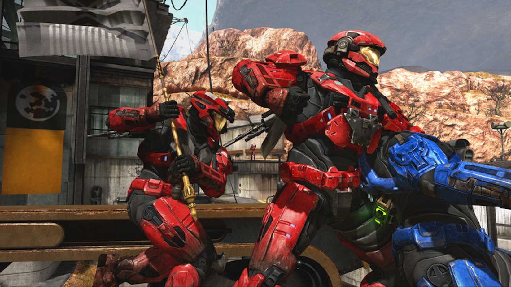 Spartans play Halo multiplayer in Master Chief Collection