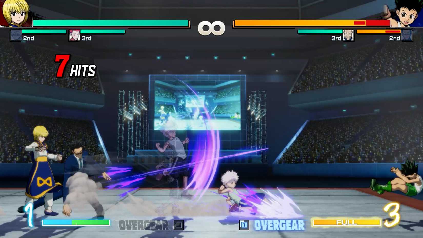 caçador x caçador nen x impacto