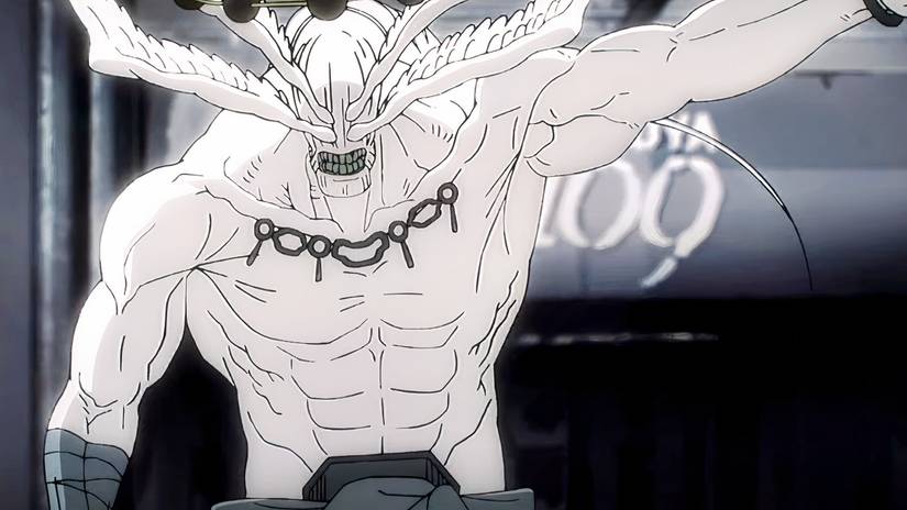 An image of Mahoraga from the anime Jujutsu Kaisen.