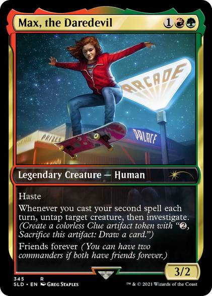 stranger things mtg cards Walmart Exclusive: TCG - Secret Lair you may look at them stranger things cards mtg Stranger