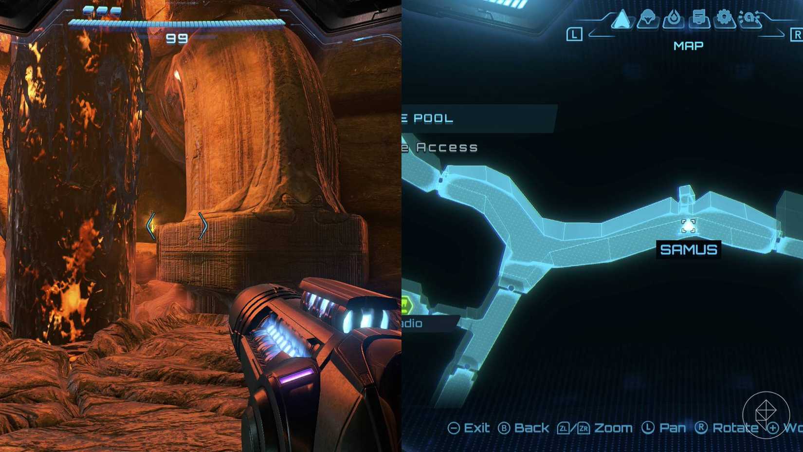 The shoreline access missile expansion in Metroid Prime 4