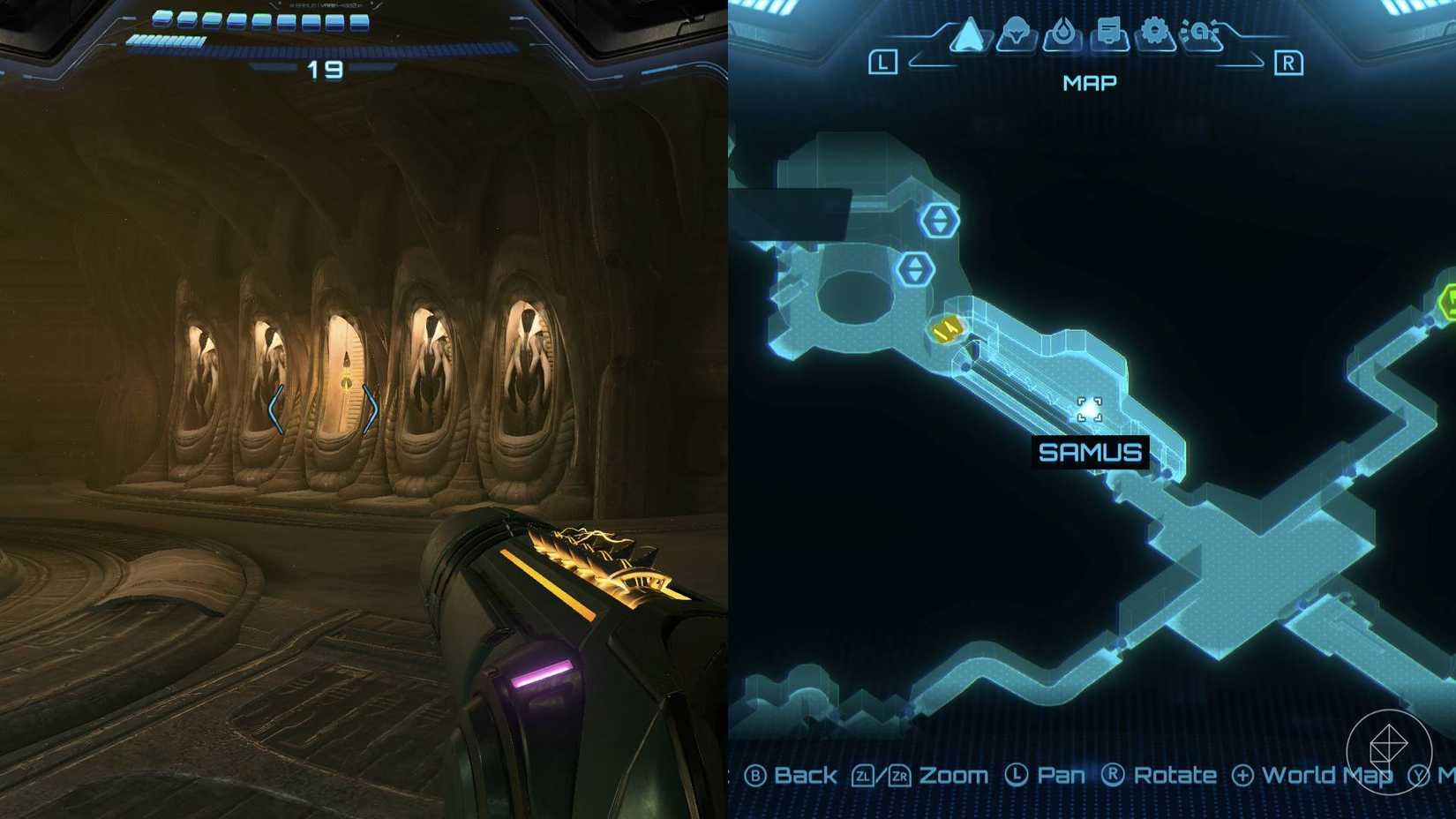 The cooling room expansion in Metroid Prime 4