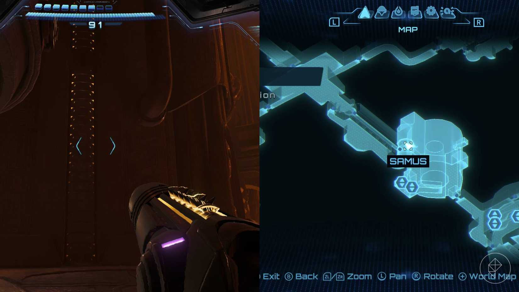 The energy extraction room expansion in Metroid Prime 4