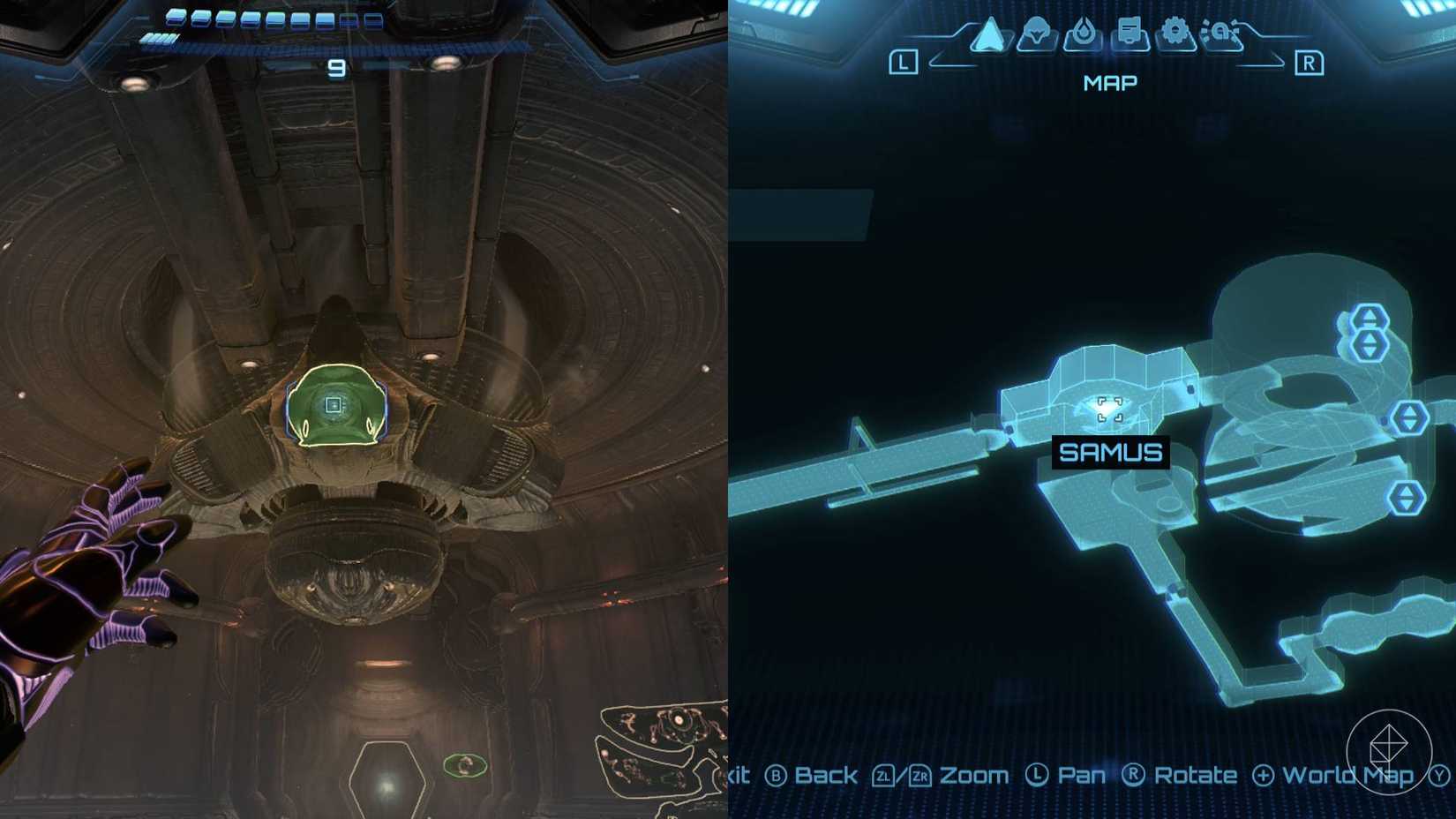 The overseer room missile expansion in Metroid Prime 4