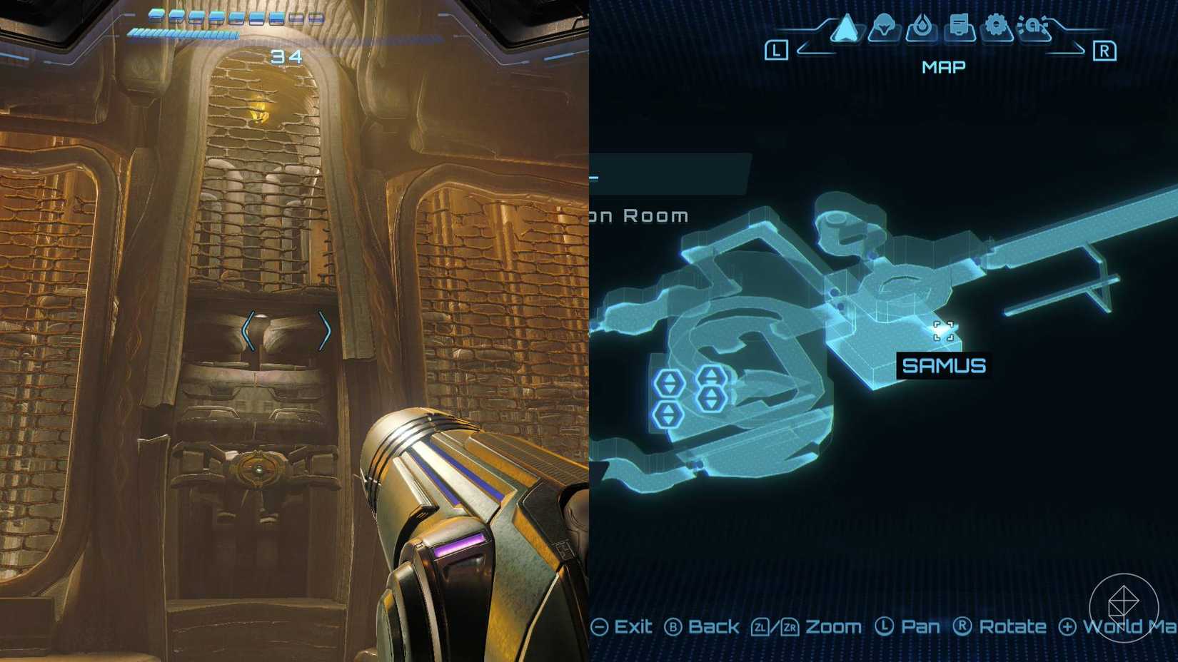 The subobservation room expansion in Metroid Prime 4