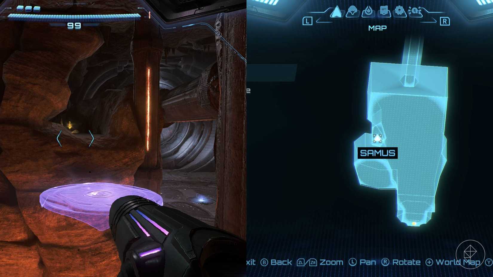 The Volcano Entrance missile expansion in Metroid Prime 4