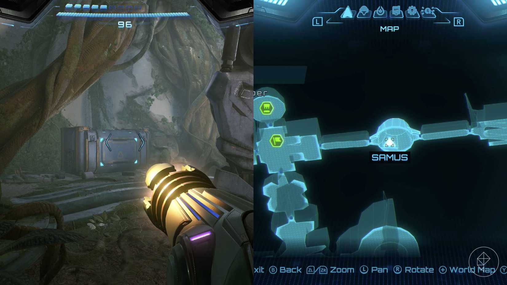 The reflection chamber missile expansion in Metroid Prime 4