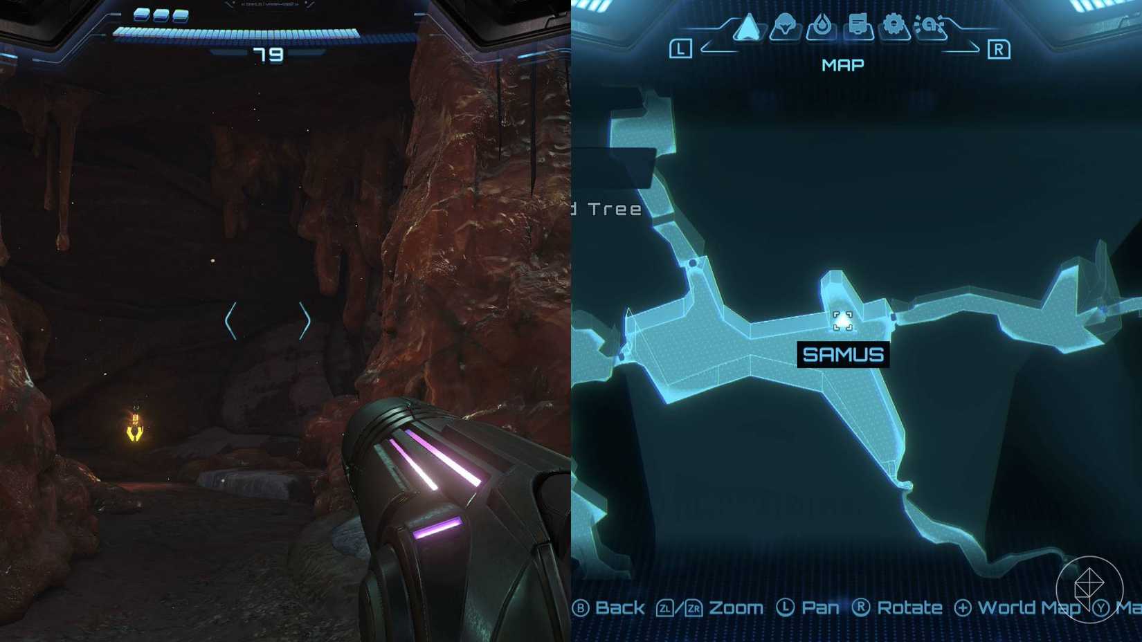 The Sacred Tree missile expansion in Metroid Prime 4