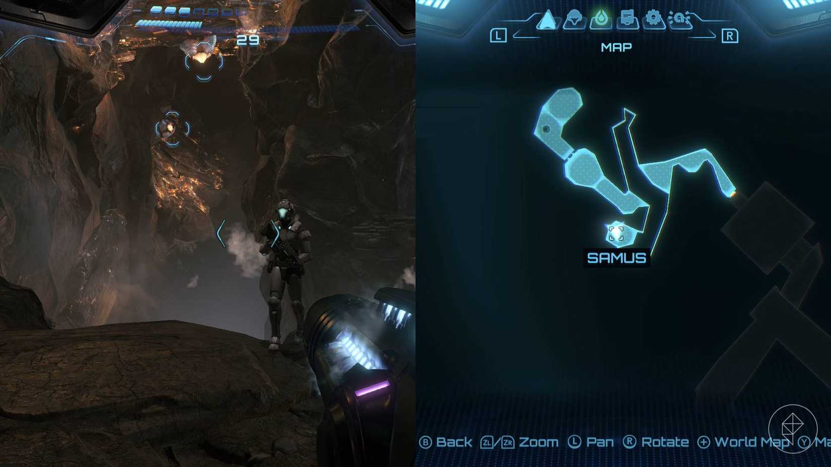 The crevice expansion in Metroid Prime 4