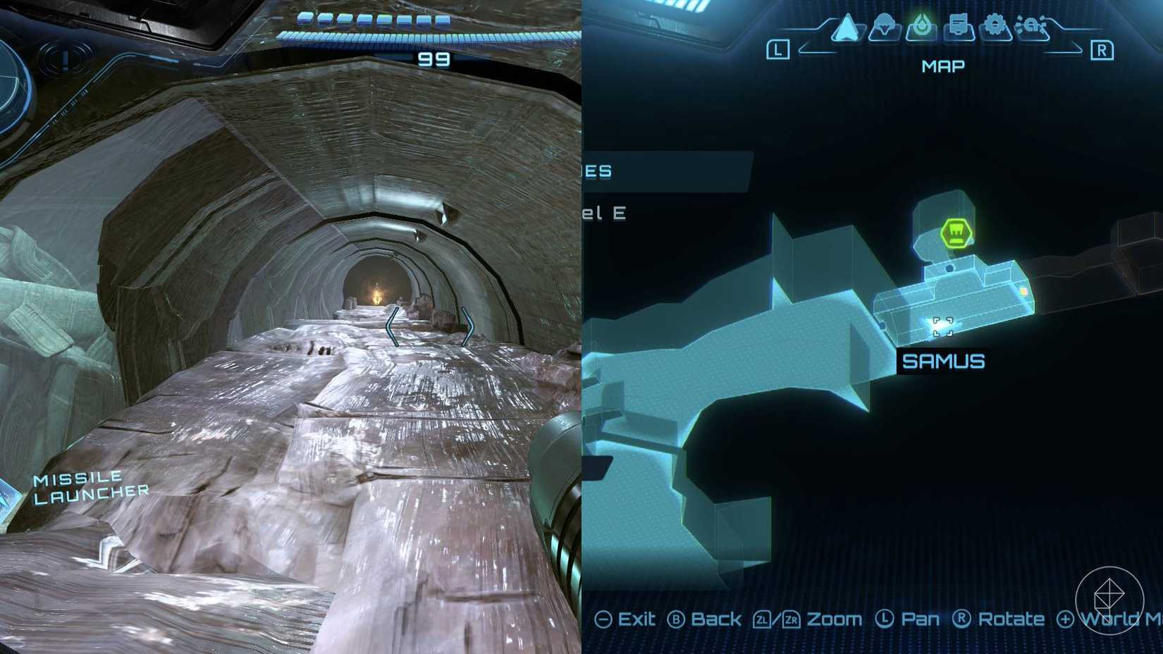 The transit tunnel e expansion in Metroid Prime 4