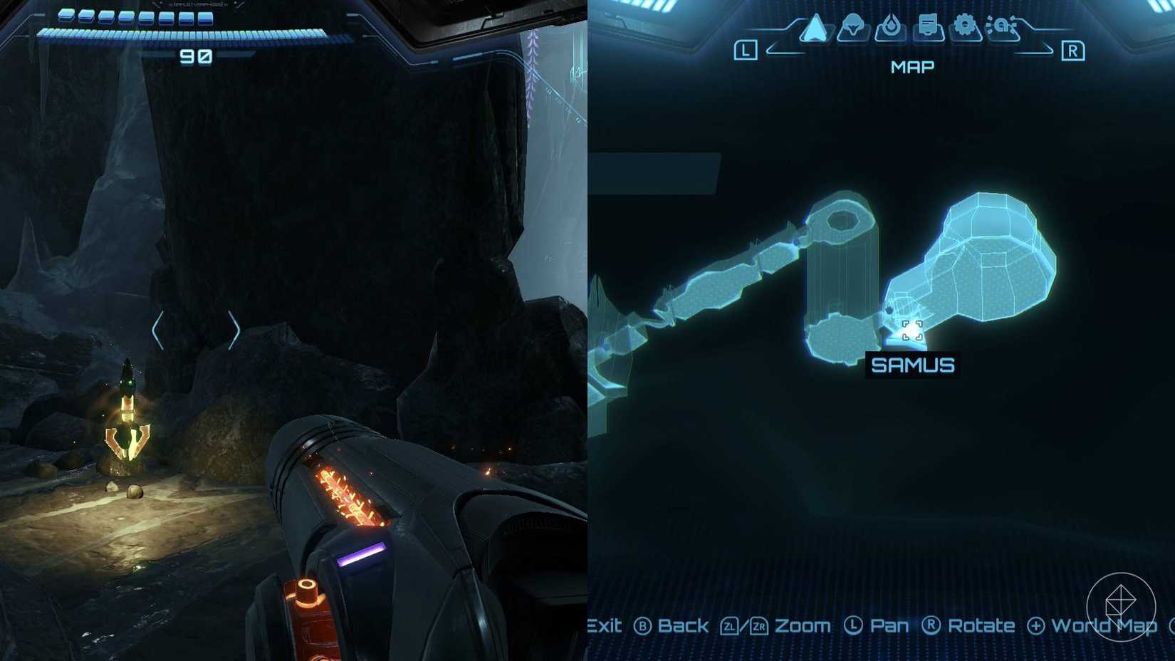 The ancient temple expansion in Metroid Prime 4