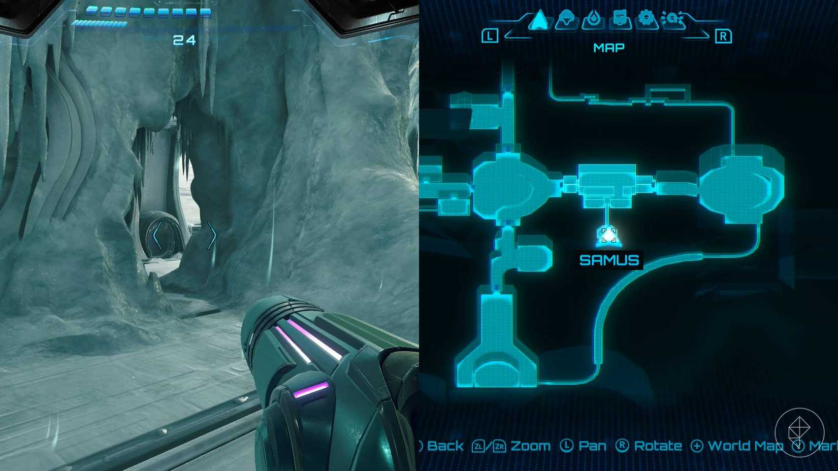 The surgery corridor expansion in Metroid Prime 4