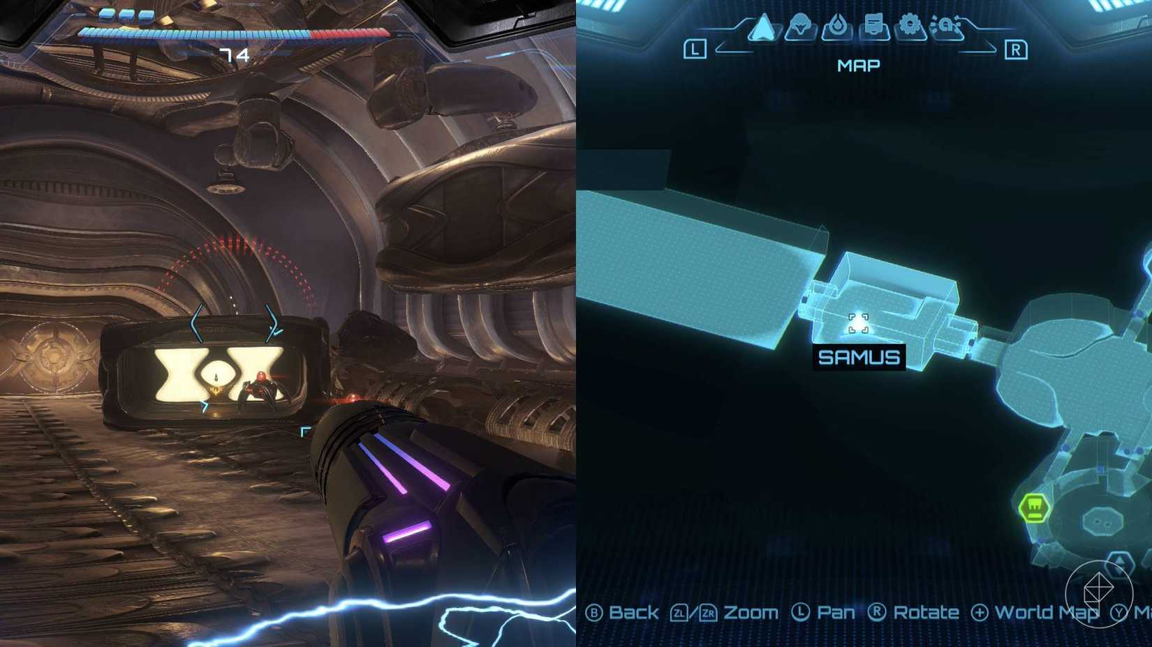 The airlock missile expansion in Metroid Prime 4