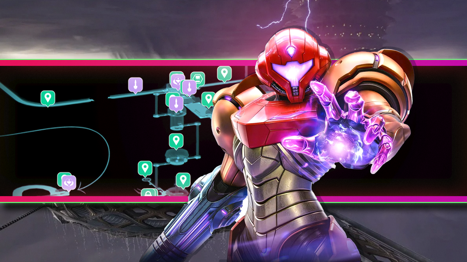 Volt Forge interactive map in Metroid Prime 4: Beyond