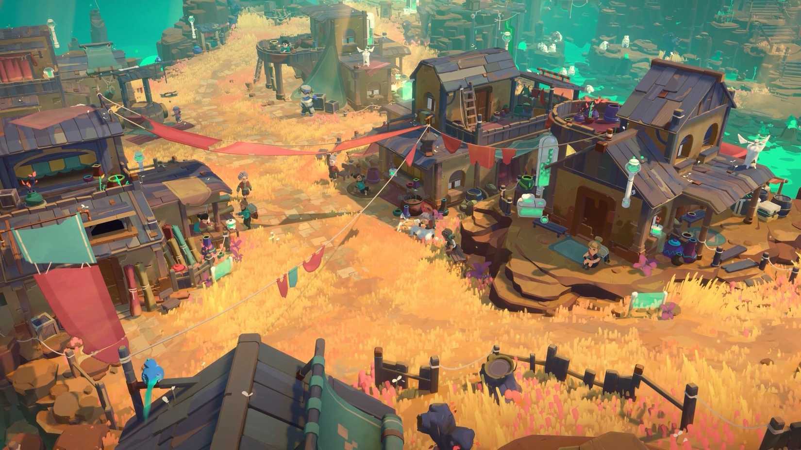 The main town in Moonlighter 2