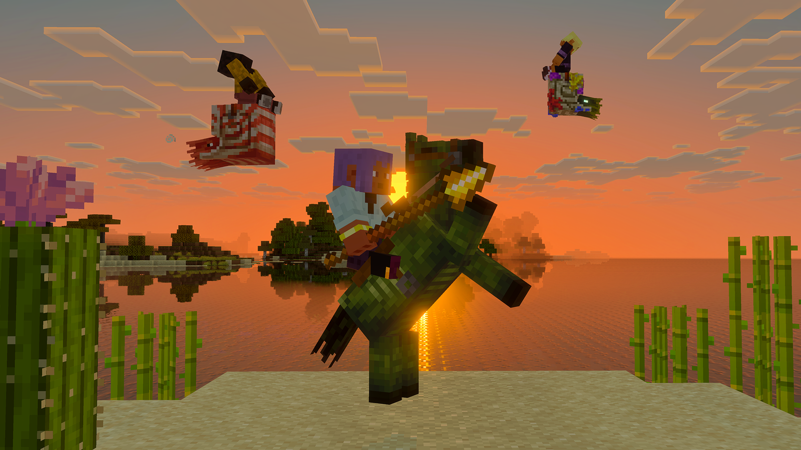 Minecraft’s Mounts of Mayhem Drop Unveils a Beautifully Chaotic New Weapon
