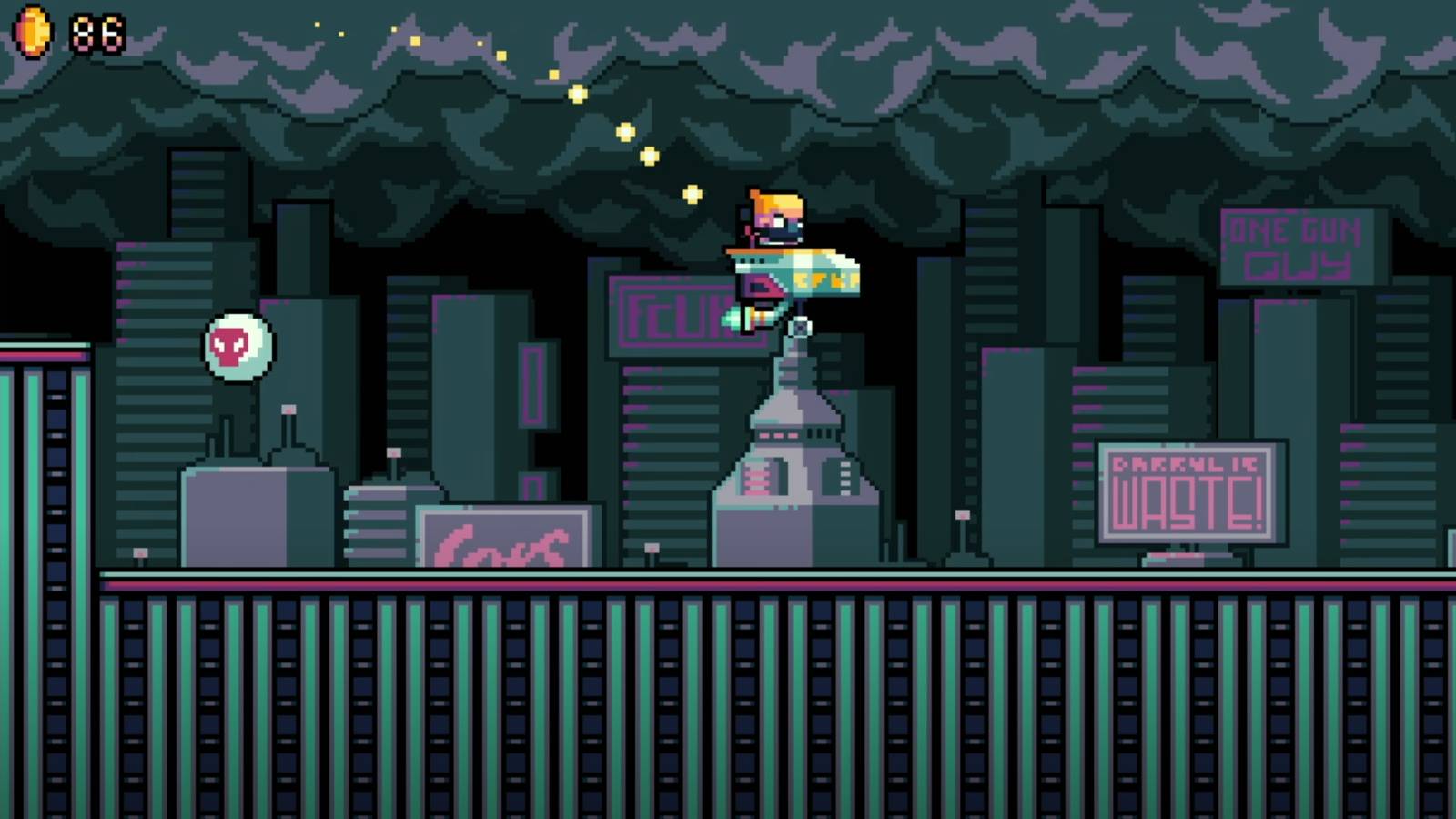 One Gun Guy is a rad 2D retro platformer that's free on Steam