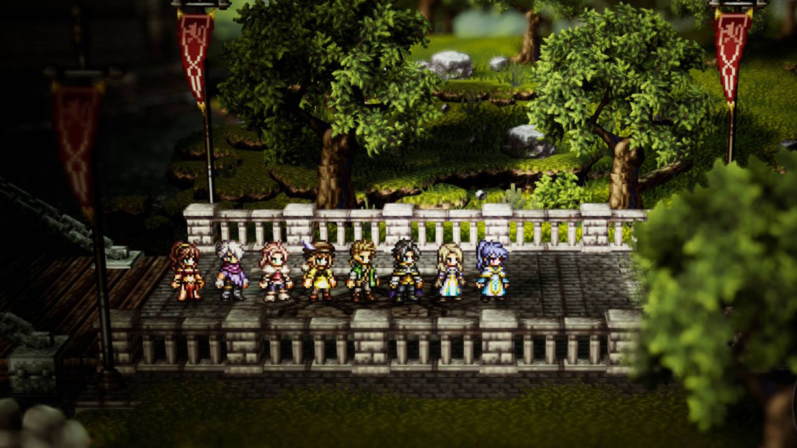 All original Octopath Traveler companion locations in Octopath Traveler 0