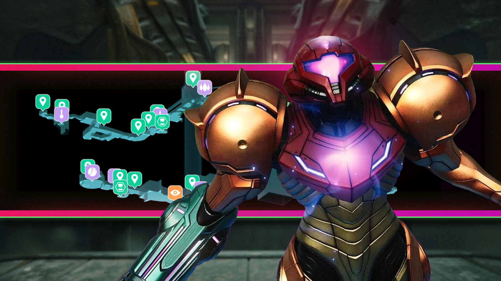 Great Mines interactive map in Metroid Prime 4: Beyond