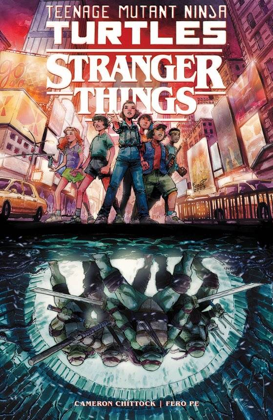 TMNT x Stranger Things cover