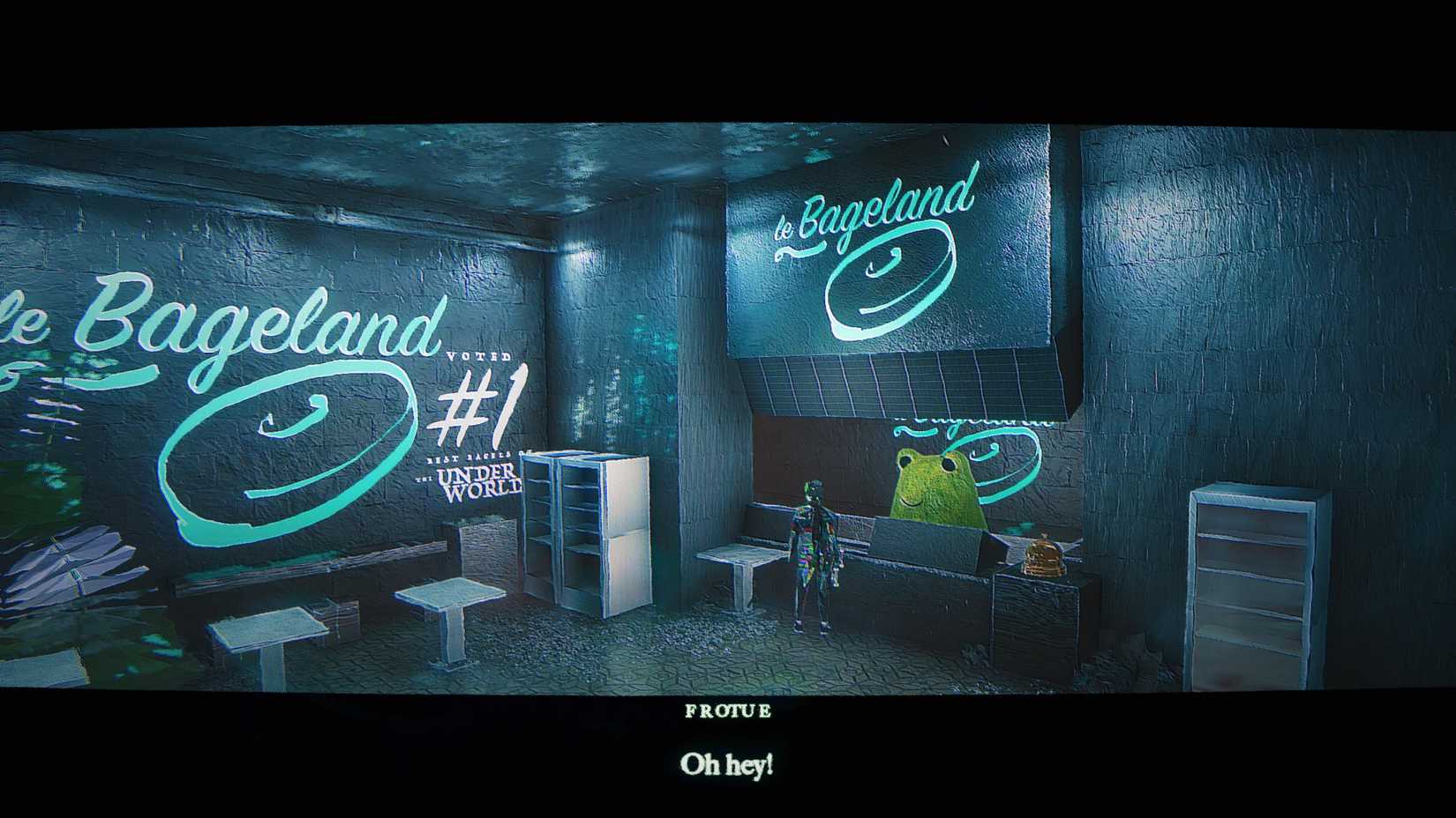 The Skater orders a bagel in Skate Story