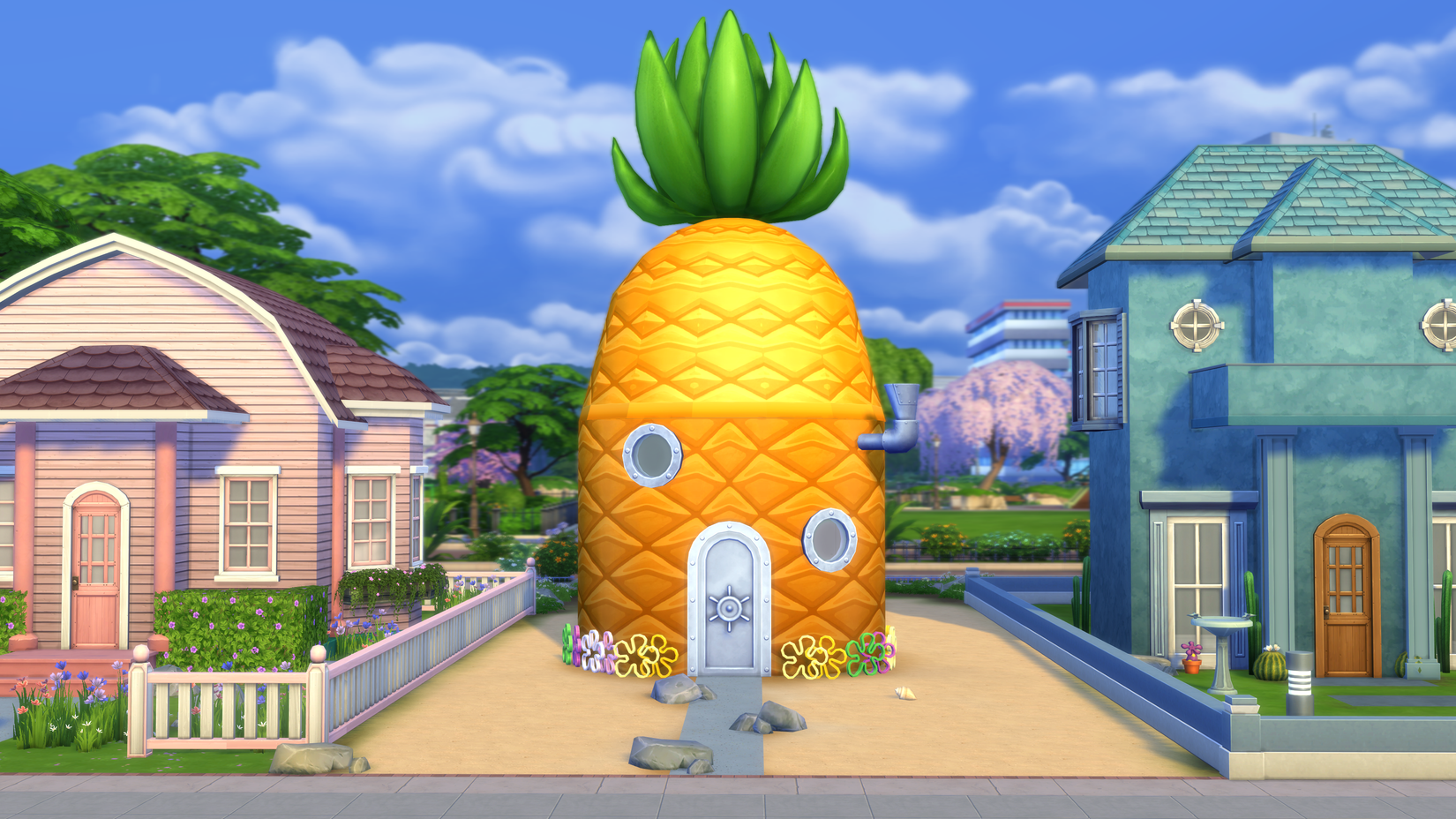 SpongeBob's House Kit showing a recreation of his pineapple home in-game