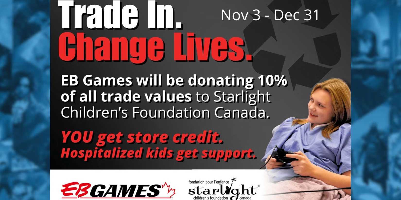 Starlight Canada Partners With EB Games To Support Children In Hospital