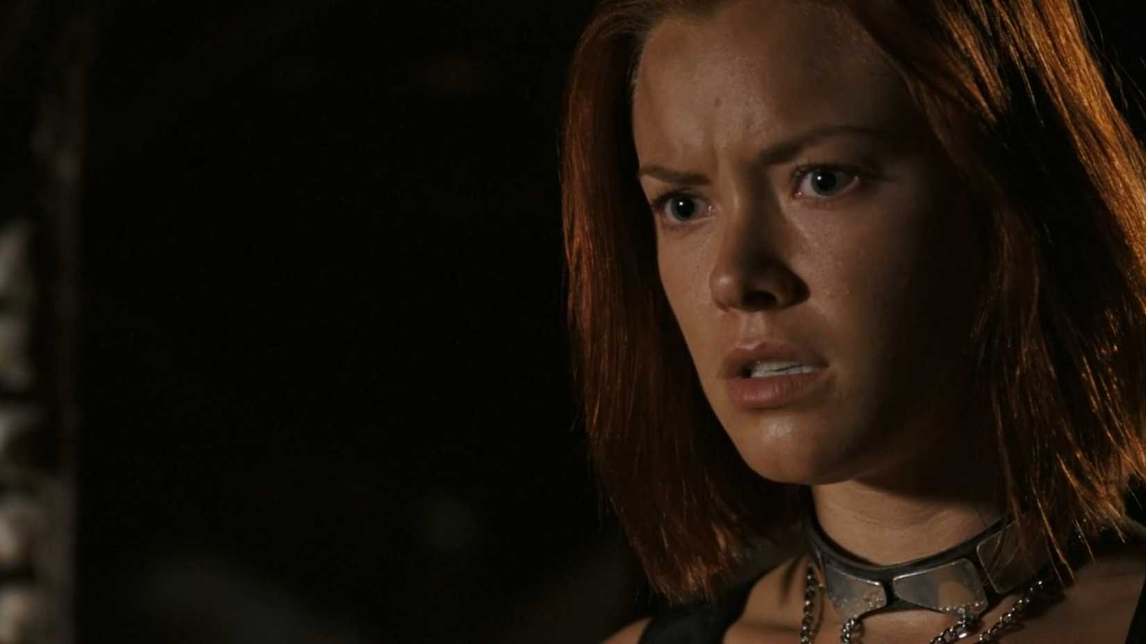 A medium close-up of Kristanna Loken in BloodRayne (2006).