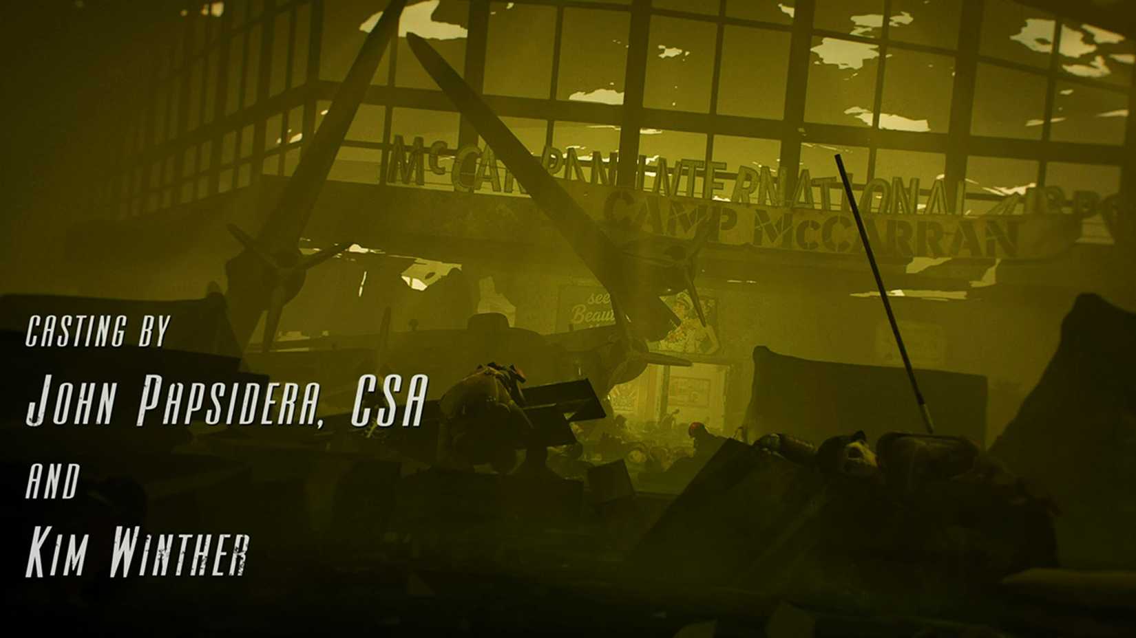 Camp McCarran in the Fallout Season 2 Episode 4 ending credits.