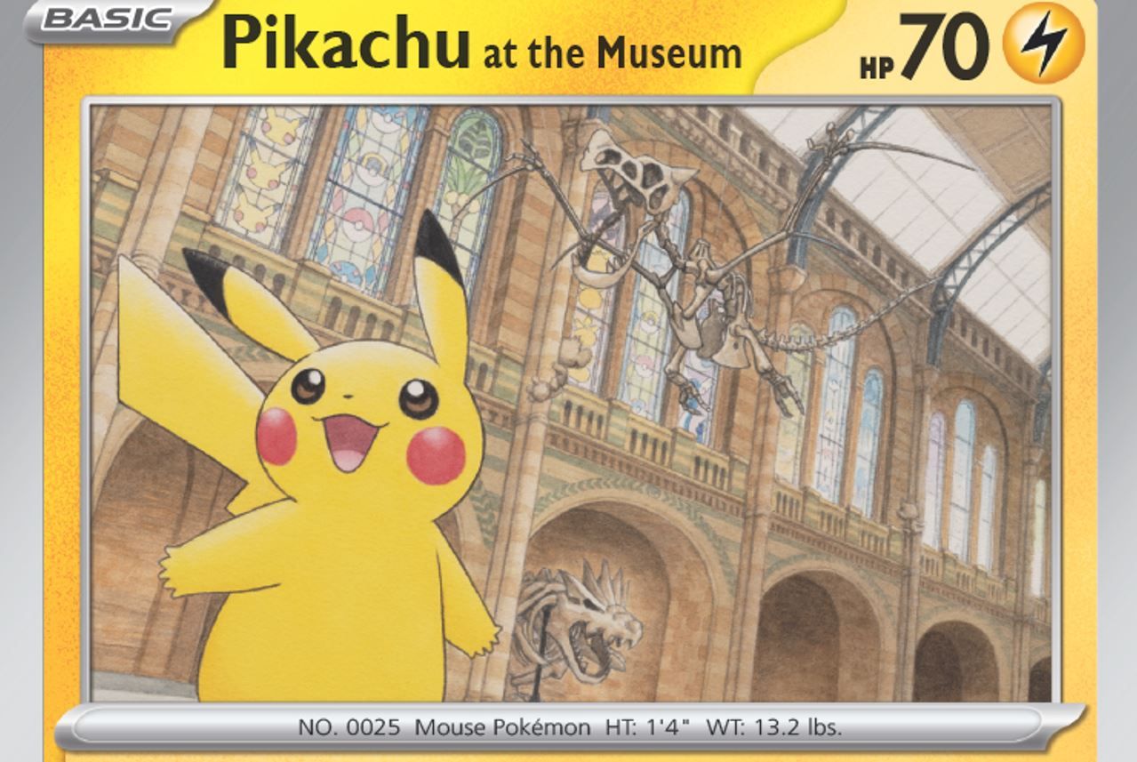Pikachu at the Museum Pokémon card might be super effective against resellers