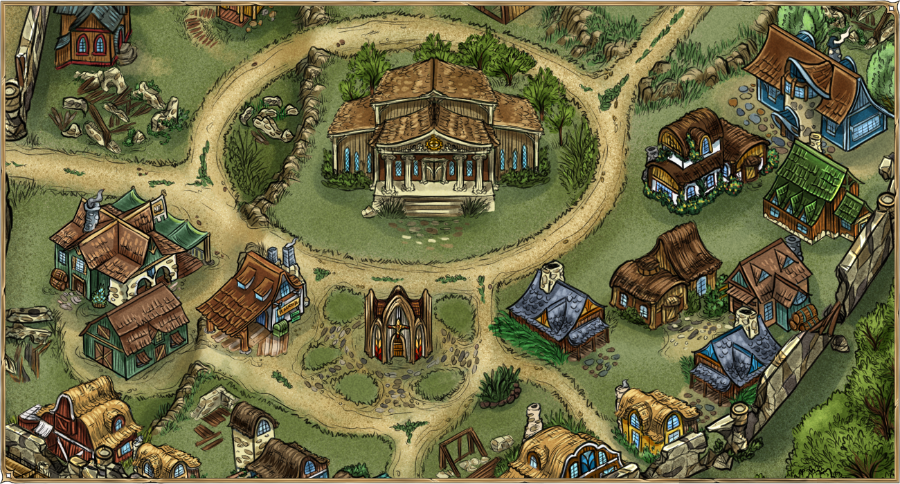 A map of essembra in the Dales from the RealmsBound D&D books