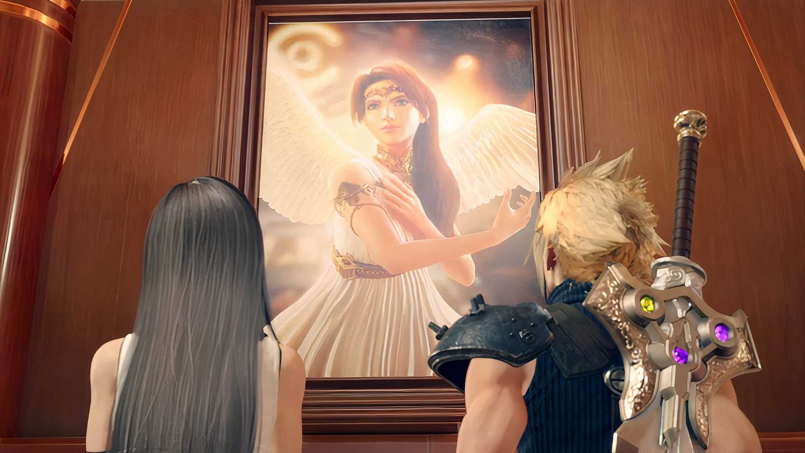 cloud and tifa jessie poster