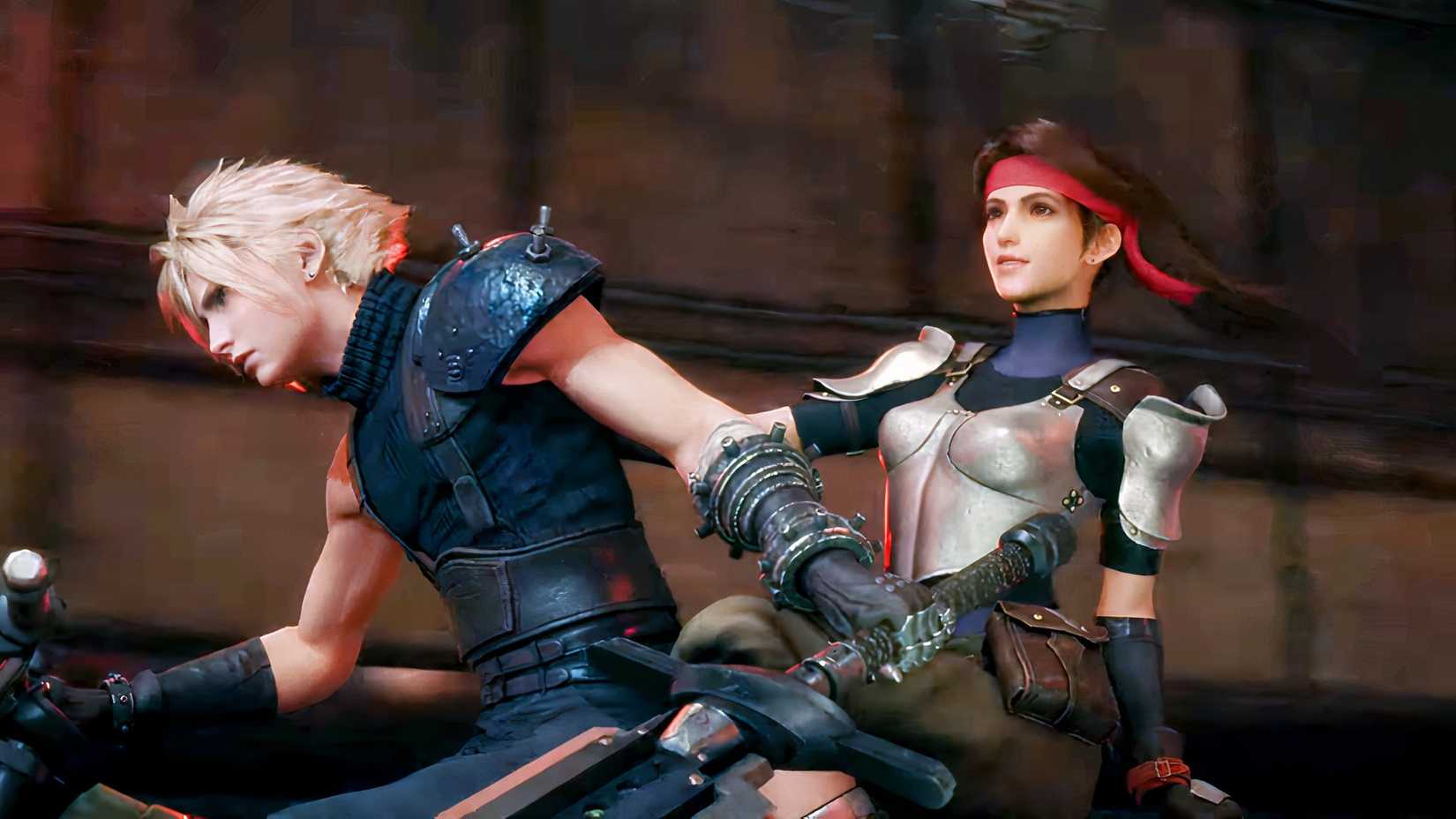 cloud jessie ff7 remake motorcycle