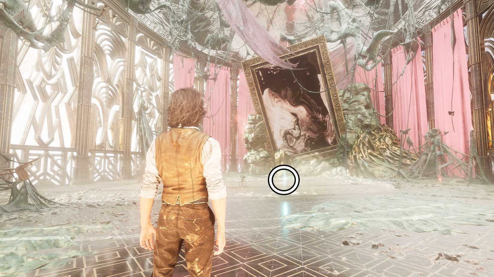 A montage using a Clair Obscur screenshot showing Journal Unknown location