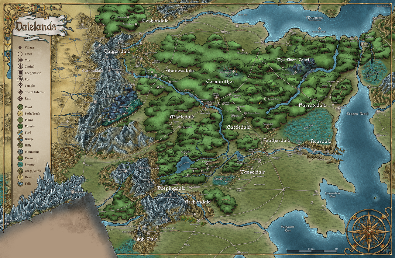 Var Realms Map Forgotten Realms creator Ed Greenwood on RealmsBound’s new approach to D&D