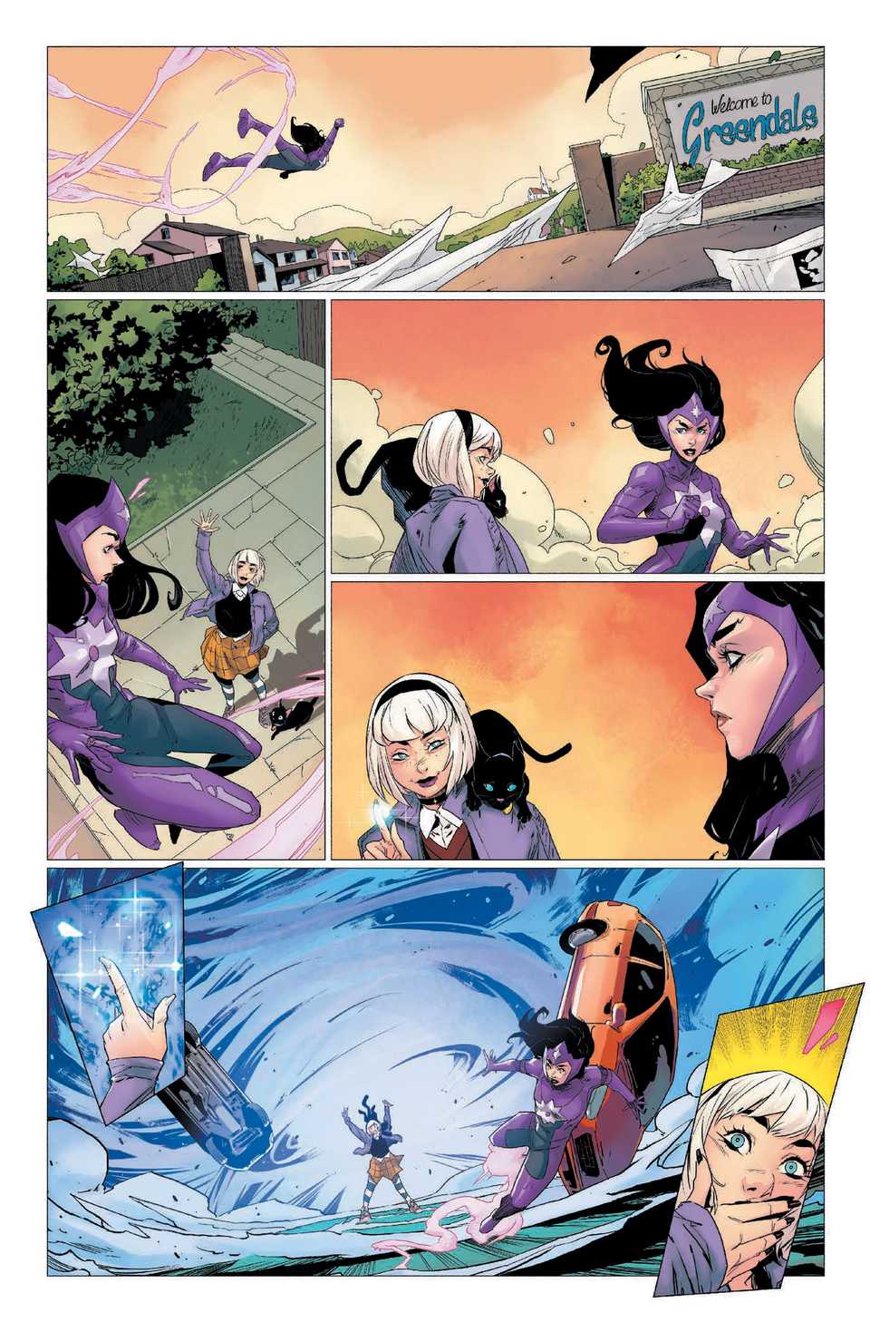 Star Sapphire meets Sabrina the Teenage Witch