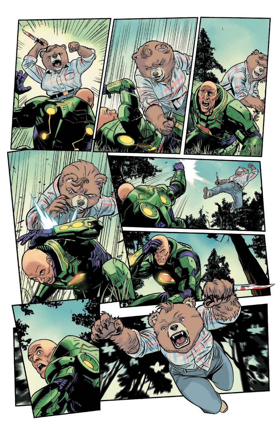 Samantha Strong confronts Lex Luthor