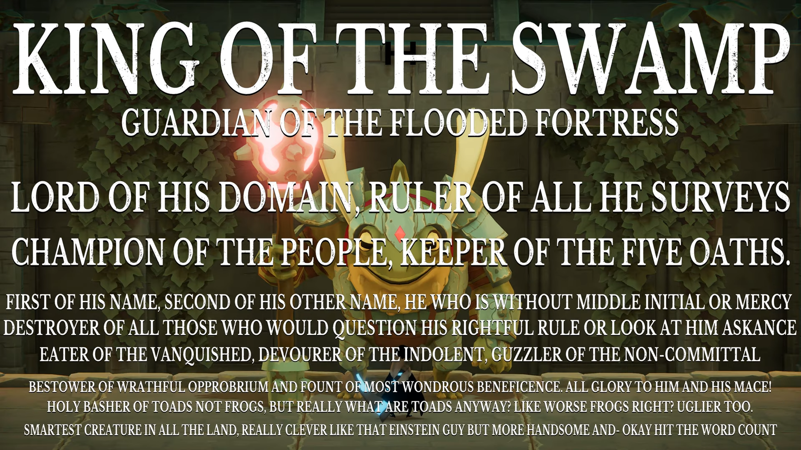 Death's Door Swamp King