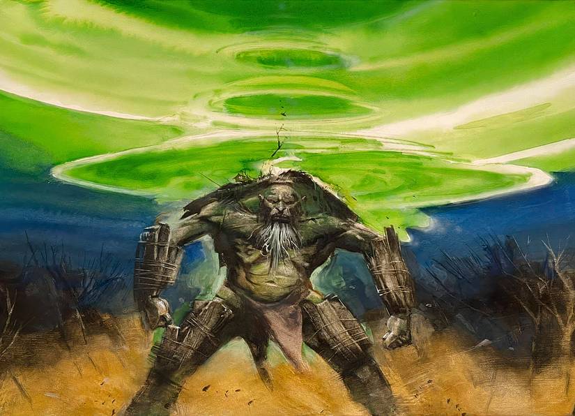 dramatic entrance art