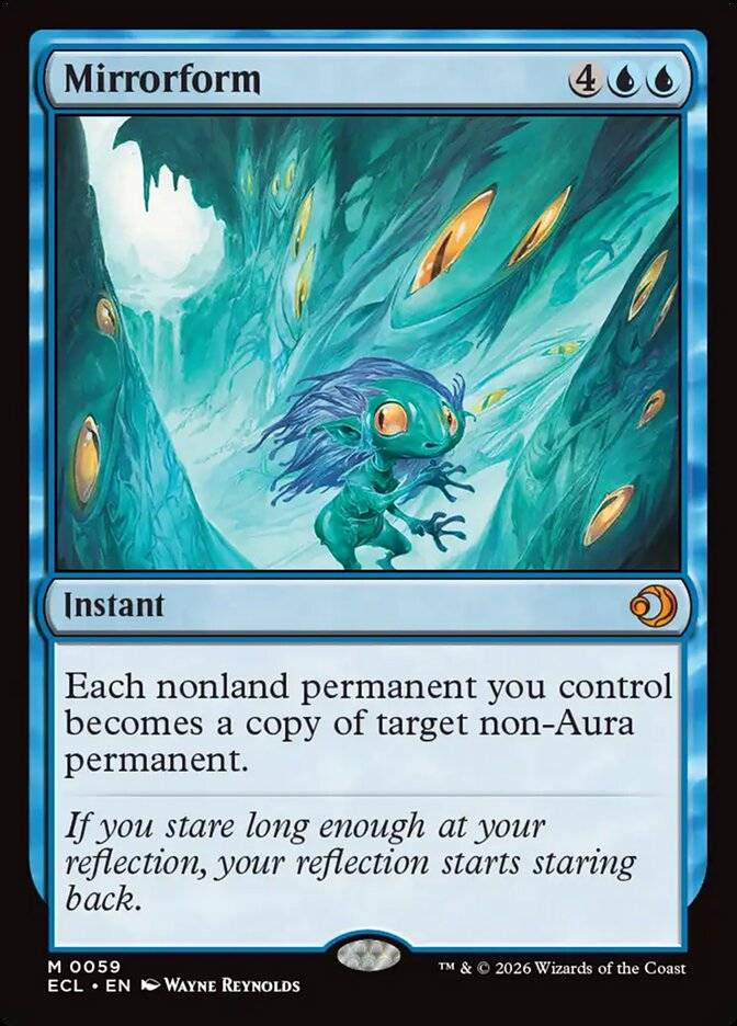 Lorwyn Eclipsed draft guide: Why Mirrorform is the best card in the new MTG set Lorwyn Eclipsed draft guide: Why Mirrorform is the best card in the new MTG set