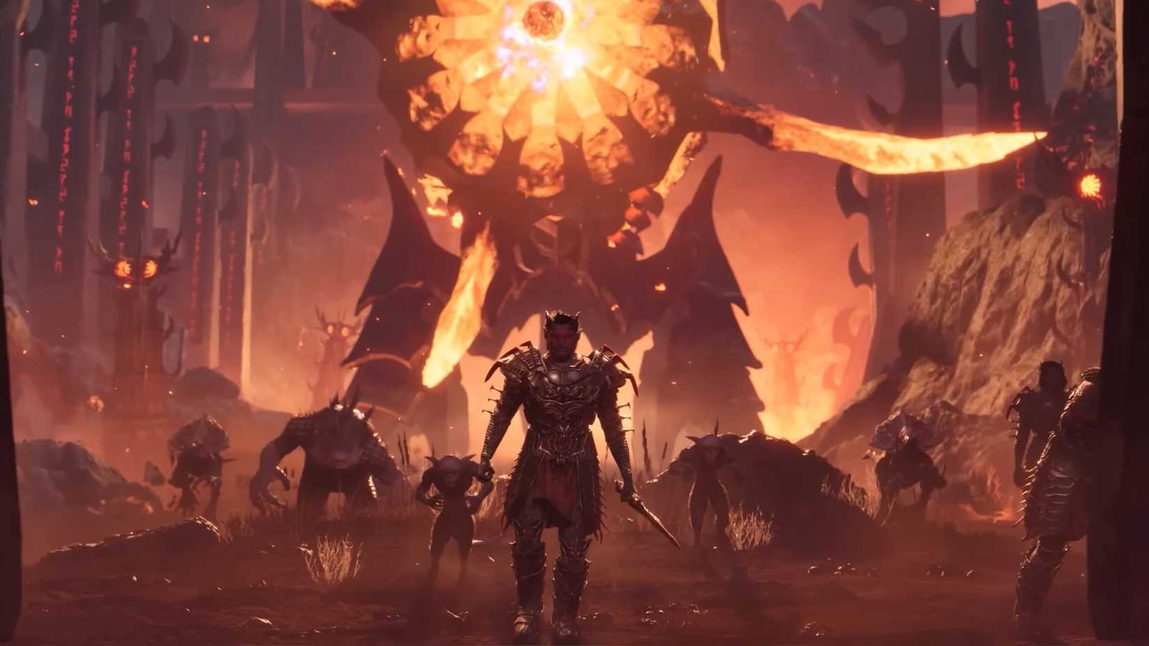 The opening scene in The Elder Scrolls 4: Oblivion.